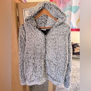 Bobbie Brooks Super Soft Fleece Hoodie Jacket with Cute Zipper & Pockets